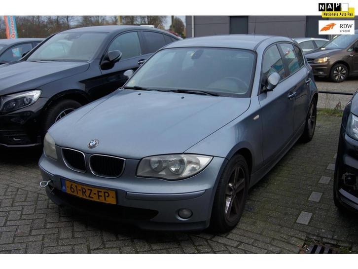BMW 1-serie 116i High Executive 2005 – Motor draait auto s, Auto's, BMW, Bedrijf, Te koop, 1-Serie, ABS, Airbags, Airconditioning