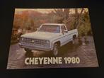 Leaflet Chevrolet Cheyenne 1980 Argentinië, Ophalen of Verzenden