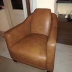 Leren fauteuil, Ophalen, Zo goed als nieuw, 75 tot 100 cm, 50 tot 75 cm