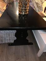 Klooster tafel , eettafel, hout, zwart, 50 tot 100 cm, 150 tot 200 cm, Gebruikt, Rechthoekig