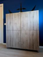 Besta kast eiken/wit 120x14040, Huis en Inrichting, Kasten | Overige, Ophalen, Zo goed als nieuw