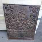 Gietijzeren plaat religieuze gietijzeren plaat, Antiek en Kunst, Curiosa en Brocante, Ophalen