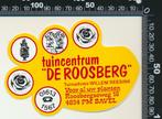 Sticker: Tuincentrum De Roosberg - Bavel, Verzamelen, Stickers, Overige typen, Ophalen of Verzenden, Zo goed als nieuw