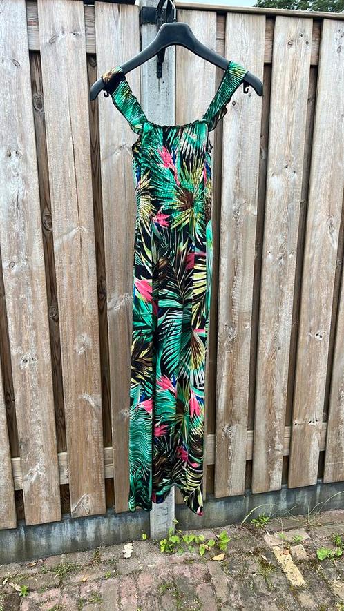 Zomerjurk lang mooie kleuren, Kleding | Dames, Jurken, Zo goed als nieuw, Maat 38/40 (M), Onder de knie, Ophalen of Verzenden