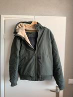 Legergroene Pull & Bear winterjas/bomber - maat L, Ophalen of Verzenden, Gedragen, Maat 52/54 (L), Groen