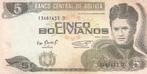 BANCO de BOLIVIA 5 BOLIVIANOS, Postzegels en Munten, Bankbiljetten | Europa | Niet-Eurobiljetten, Ophalen of Verzenden, Overige landen
