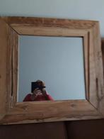 Mooie spiegel van gerecycled Hout, Minder dan 100 cm, Rechthoekig, Zo goed als nieuw, Ophalen