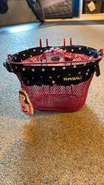 Basis kinderfietsmand 8L roze, Verzenden, Stuurbevestiging, Basil, Nieuw