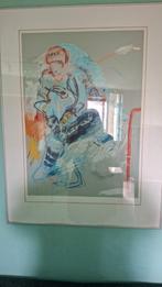 Jan van Diemen - Schaatsenrijder, Antiek en Kunst, Kunst | Litho's en Zeefdrukken, Ophalen