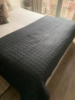 Mooie Antraciet bedsprei, Huis en Inrichting, Slaapkamer | Beddengoed, Ophalen, Overige typen, Tweepersoons, Zo goed als nieuw