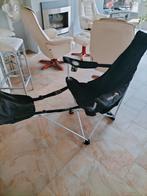 Strandstoel met beensteun en reishoes, Ophalen