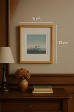 Ingelijste kunstprent – “Herfst” – gesigneerd, Antiek en Kunst, Kunst | Litho's en Zeefdrukken, Ophalen of Verzenden