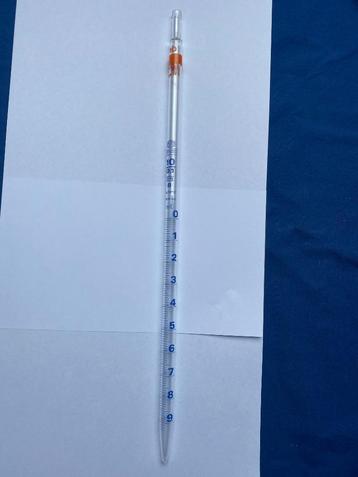 Meetpipet 10 ml/0.10 gegradueerd(laboratorium) beschikbaar voor biedingen