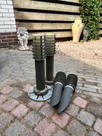 Massive Buitenlampen 4 stuks, 2 wand, 2 grond lantaarns., Tuin en Terras, Buitenverlichting, Gebruikt, Minder dan 50 watt, Aluminium