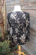 Tuniek zwart/ bruin Gerry Weber mt 44 Vaste prijs, Zwart, Maat 42/44 (L), Ophalen of Verzenden, Zo goed als nieuw