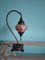 Mooie Oosterse Tafellamp, Ophalen of Verzenden, Zo goed als nieuw, Glas, Minder dan 100 cm