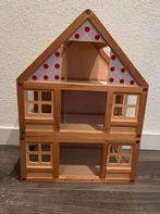 Houten Poppenhuis met Stippen, Ophalen, Gebruikt, Poppenhuis