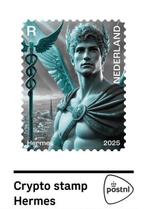 NL Crypto Zegel Hermes BLAUW, Postzegels en Munten, Postzegels | Nederland, Ophalen of Verzenden, Na 1940, Postfris