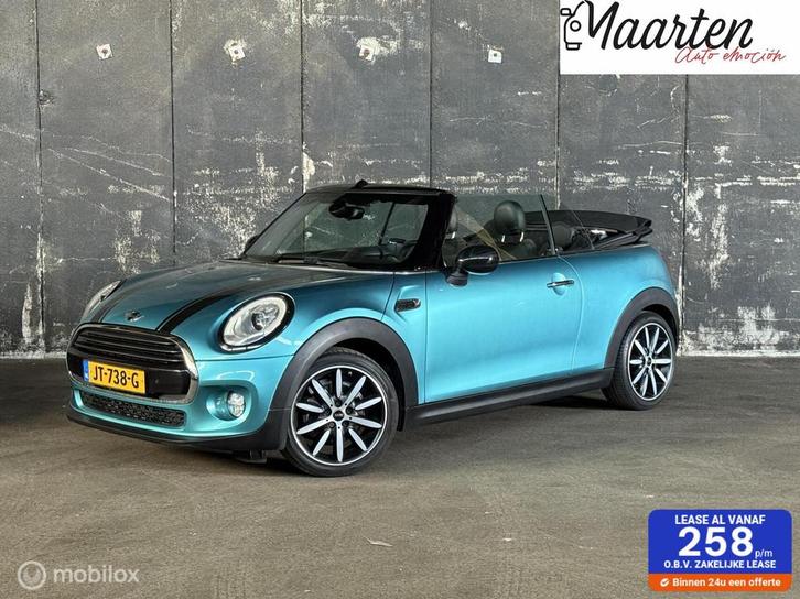 Mini Cabrio 1.5 Cooper Stoelverw/LED/Clima/Cruise/Sportstoel, Auto's, Mini, Bedrijf, Te koop, Cabrio, ABS, Airbags, Airconditioning