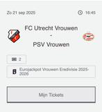 FC Utrecht v - PSV v, Tickets en Kaartjes