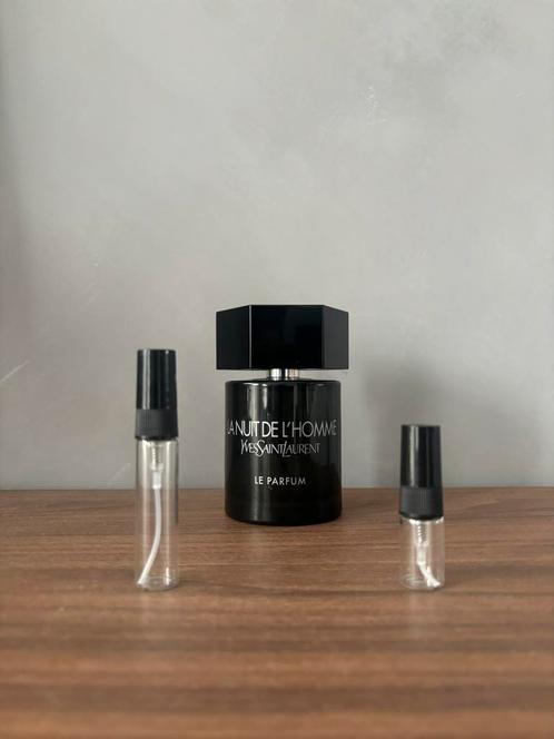 YSL La nuit de l’homme le parfum 2ML/5ML Sample - Tester, Sieraden, Tassen en Uiterlijk, Uiterlijk | Parfum, Zo goed als nieuw