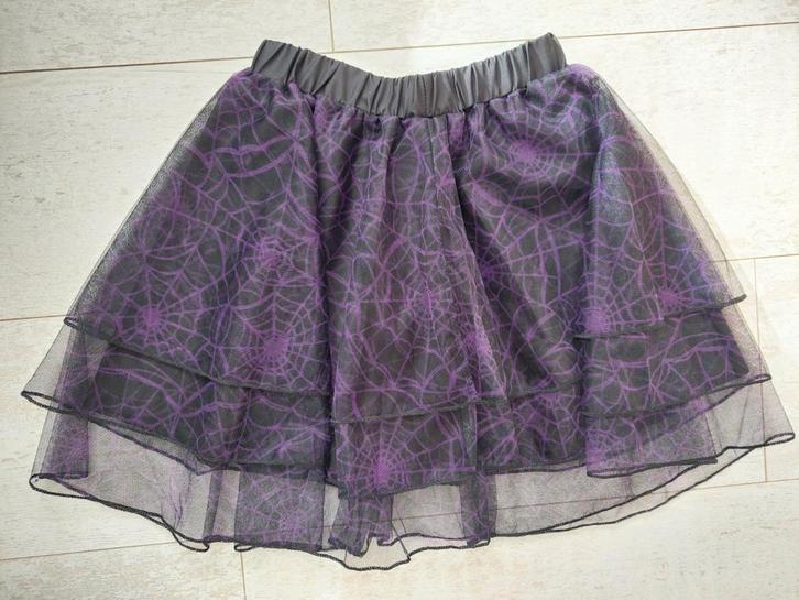 Supergave Halloween rok rokje van tule met spinnenweb, Kinderen en Baby's, Kinderkleding | Maat 122, Nieuw, Meisje, Jurk of Rok
