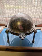 Antieke verzilverde roltop botervloot - 3 stuks, Ophalen