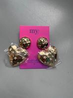My Jewellery Hartjes Oorbellen Goud Nieuw, Overige materialen, Hangers, Nieuw, Ophalen of Verzenden