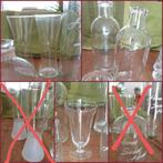 Decoratie van Glas  |  Flessen / Vaasjes, Huis en Inrichting, Woonaccessoires | Overige, Ophalen of Verzenden, Zo goed als nieuw