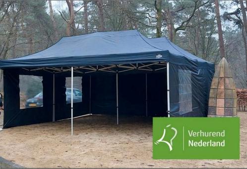 TENT 6X6 INCLUSIEF OP/AFBOUW €120,=, Hobby en Vrije tijd, Feestartikelen | Verhuur, Nieuw, Ophalen of Verzenden