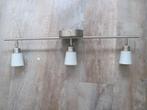 Plafondlamp met spotjes, Huis en Inrichting, Ophalen of Verzenden, Gebruikt, Glas