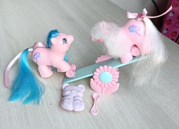Vintage My Little Pony G1 Sticky en Sniffles setje beschikbaar voor biedingen