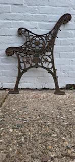 Gietijzeren Bankleuningen Set - Tuinbank Restauratie-Antique, Ophalen of Verzenden, Gebruikt, Metaal