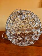 Filigrijn Hanglamp met Kristal Kralen, Ophalen of Verzenden, Zo goed als nieuw, Metaal, Minder dan 50 cm