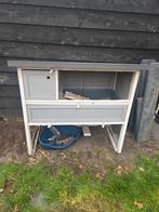 Groot konijnenhok met ren, Dieren en Toebehoren, Ophalen, 110 cm of meer, Hok, 90 cm of meer