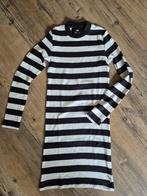 Zgan WE gestreept jurkje zwart/wit mt 158/164, Ophalen, Zo goed als nieuw, Meisje, Jurk of Rok