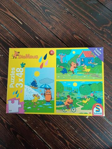 Puzzels Die Maus 3x48 stukjes beschikbaar voor biedingen