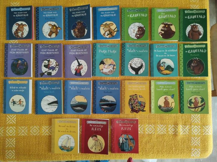 Julia Donaldson 24 Mini Boekjes. Gruffalo, slak en walvis ea, Boeken, Kinderboeken | Jeugd | onder 10 jaar, Zo goed als nieuw