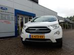 Ford EcoSport 1.0 125PK Titanium | Trekhaak | ISOFIX | Navig, Gebruikt, Ecosport, Leder en Stof, Wit
