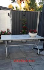 🌺🌴🌞Graniet Stenen tuintafel 200x90cm, Ophalen, Gebruikt, Rechthoekig