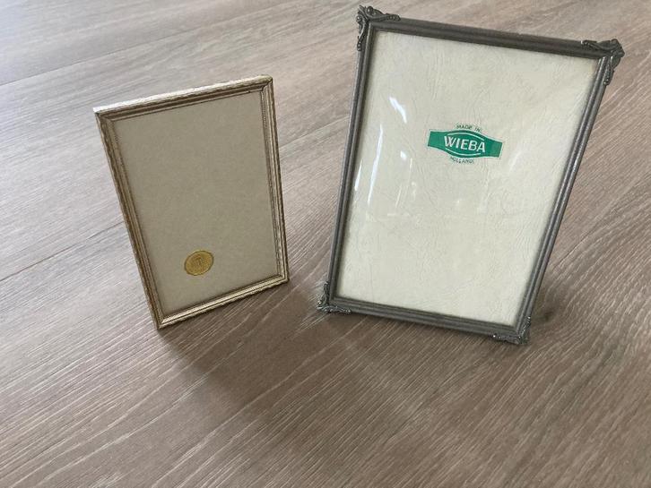 2 oude fotolijstjes, Antiek en Kunst, Antiek | Woonaccessoires, Verzenden