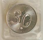 Canadian Maple Leaf 30 jarig jubileum 1 oz 2018, Ophalen of Verzenden, Zilver