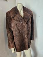 Vintage Bruine Bontjas, Vintage, Ophalen of Verzenden, Zo goed als nieuw, Bruin