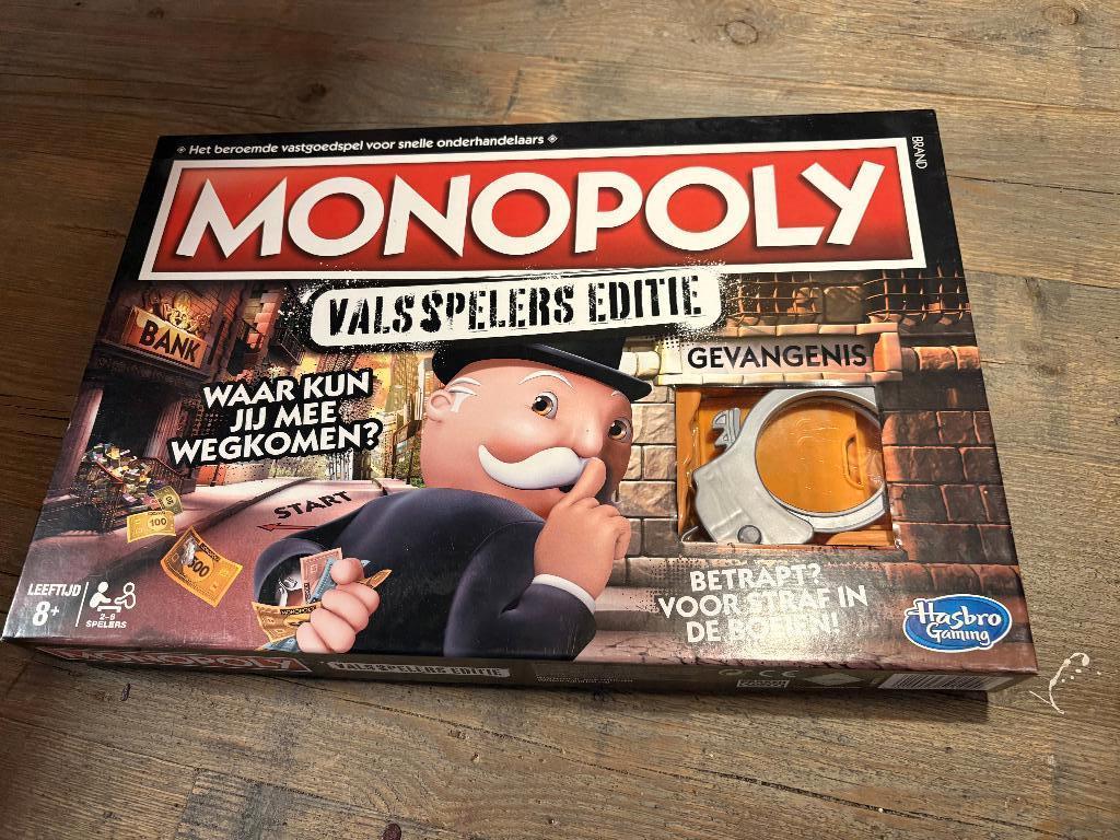Monopoly valsspelers editie (bordspel), Hobby en Vrije tijd, Gezelschapsspellen | Bordspellen, Vijf spelers of meer, Ophalen of Verzenden