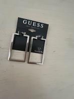 Guess Zilver kleurige  Oorbellen Rechthoek Nieuw, Sieraden, Tassen en Uiterlijk, Oorbellen, Met kristal, Overige materialen, Hangers