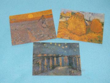 3 kunstkaarten Vincent van Gogh NIEUW beschikbaar voor biedingen