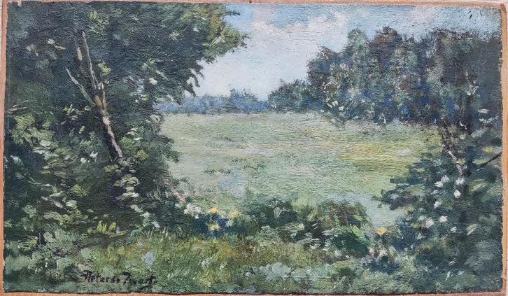 Pieter de Zwart (1880-1967) - Boerenlandschap, Antiek en Kunst, Kunst | Schilderijen | Klassiek, Ophalen of Verzenden