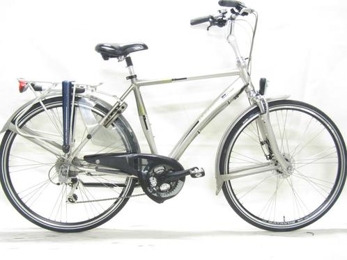 Batavus Compass zilver heren 53cm 28inch, Fietsen en Brommers, Fietsen | Heren | Herenfietsen, Gebruikt, Batavus, 53 tot 57 cm