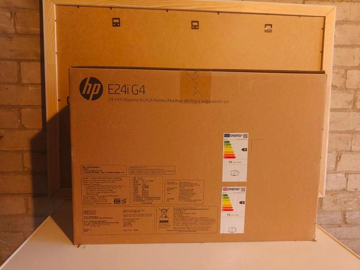 Nieuw HP E24i G4 beeldscherm/monitor, Computers en Software, Monitoren, Nieuw, 60 Hz of minder, DisplayPort, HDMI, Gaming, IPS