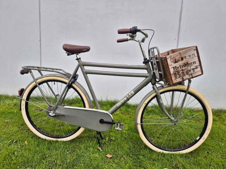Cortina U4 Heren Transportfiets 28 inch 3 Versnellingen, Fietsen en Brommers, Fietsen | Heren | Herenfietsen, Zo goed als nieuw